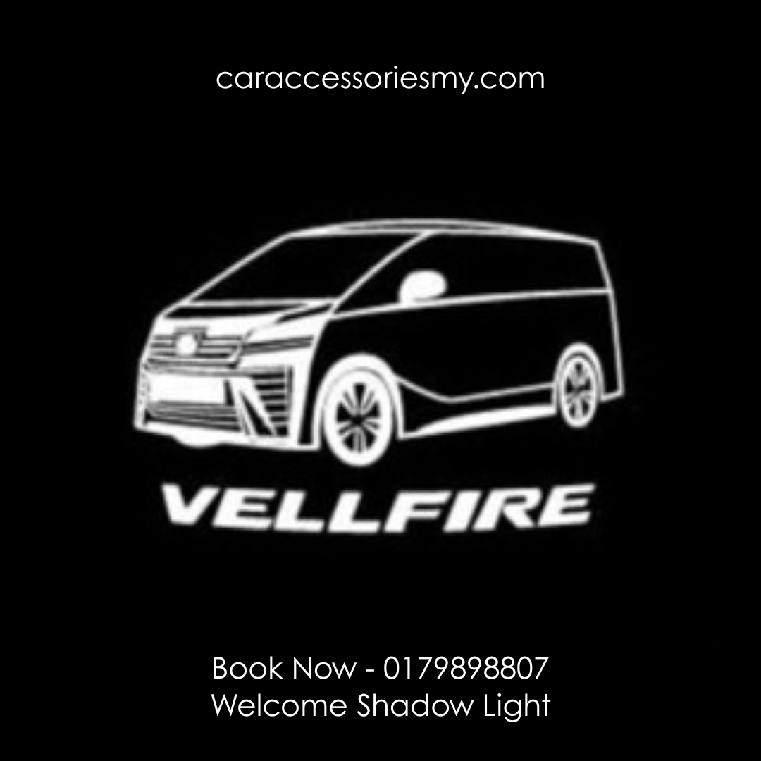 Welcome Shadow Light 3D Toyota Estima Acr50 Alphard Vellfire ANH20 2008-2015 car door projector light with logo