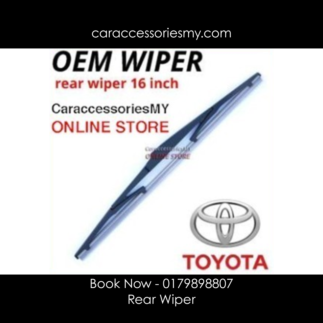 Toyota rear windshield wiper blade windscreen belakang vellfire anh20 estima acr50