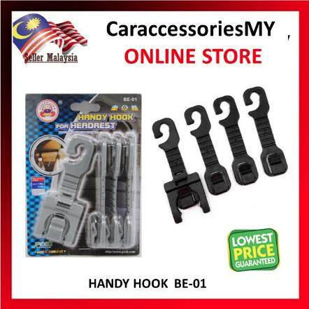 Car Handy hook water bottle holder back seat hooks head rest car seat grocery hanger BE-01