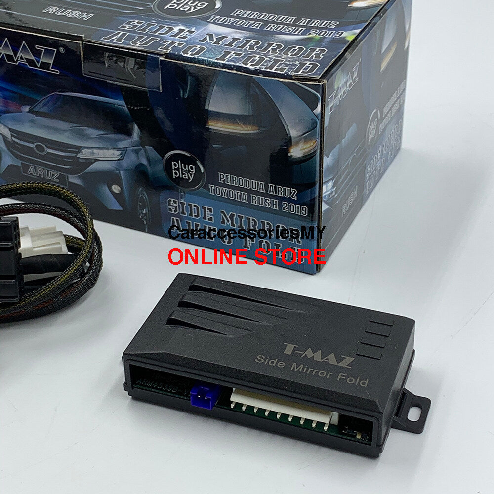 Perodua Aruz / toyota rush T-MAZ Side Mirror Auto Fold (Plug and Play) aruz accessories