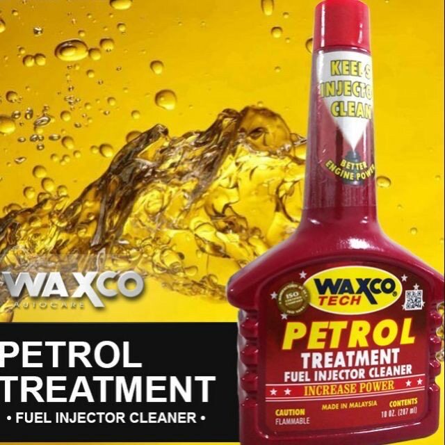 Waxco tech Petrol Treatment Fuel Injector Cleaner - 287 ml