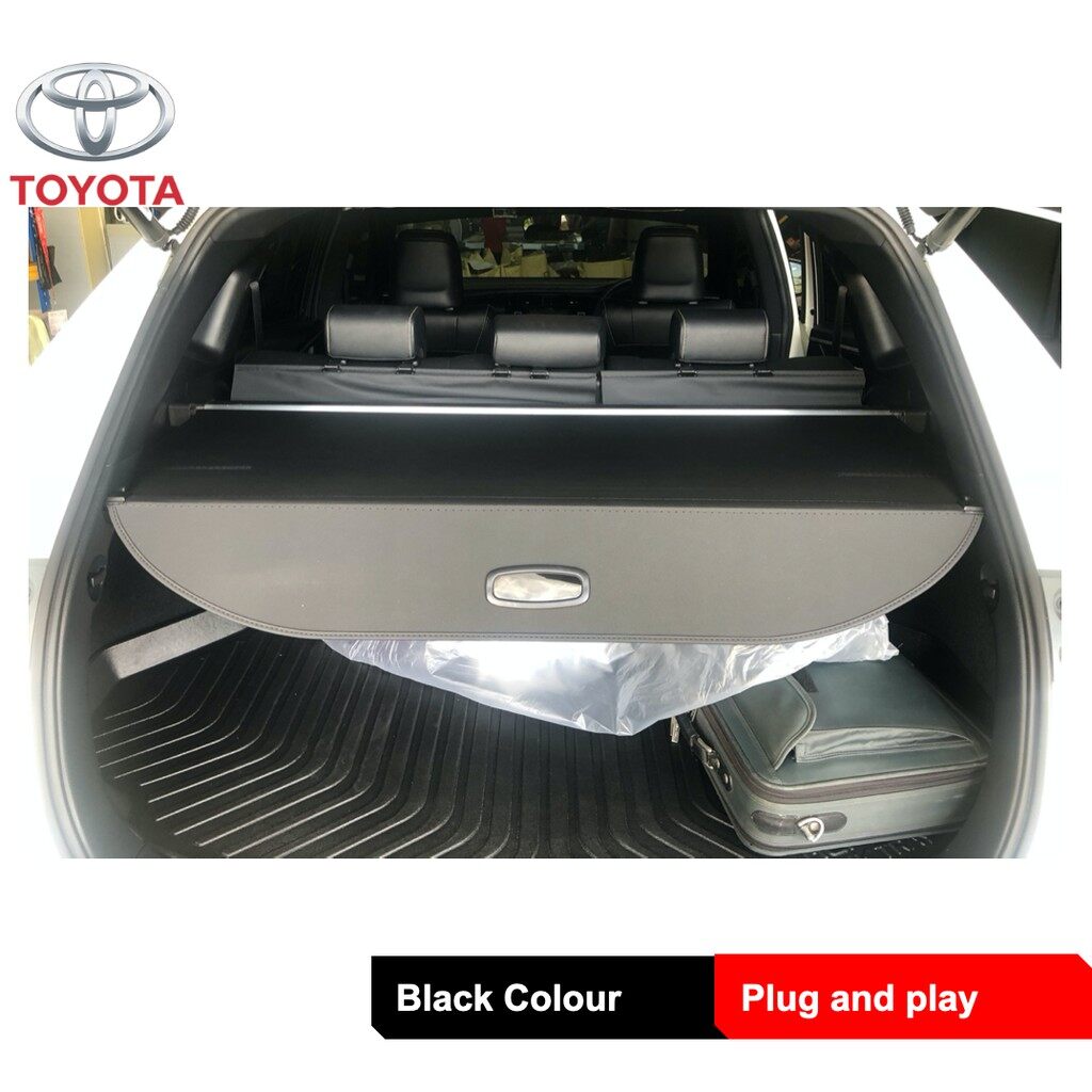 Toyota Harrier XU60 Boot Cover Retractable Truck Cover Rear Back Cargo Tonneau cover Shade 2013 - 2020 Plug&Play Leather