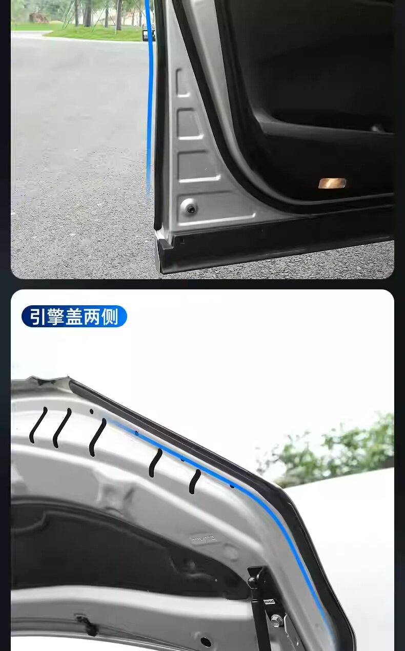 Toyota Alphard Vellfire AGH30 2015-2022 Door Seal Rubber Silencer Noise Reduction Wind Sound Proof