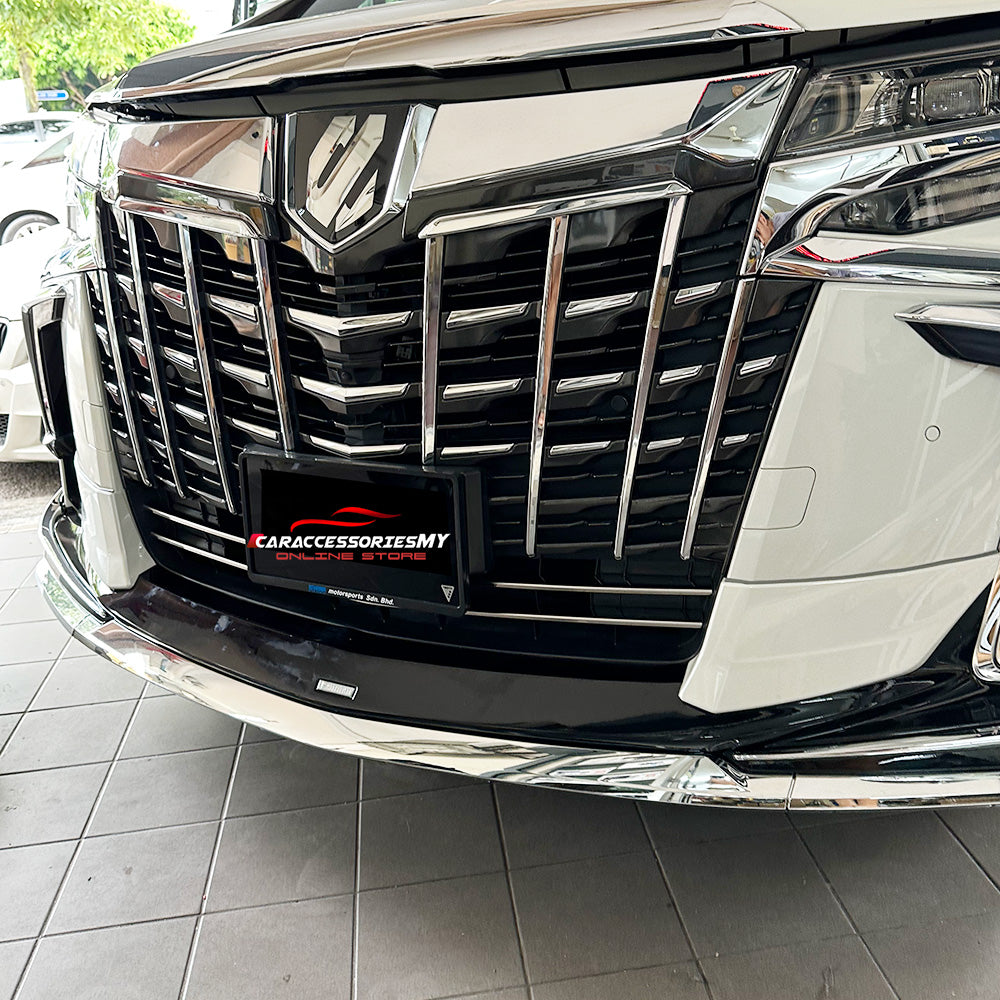 Toyota Alphard Front lower bumper Chrome trim YH577