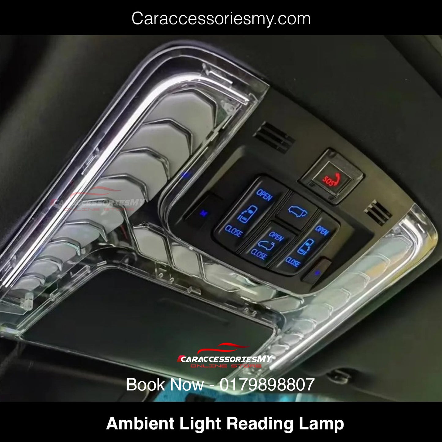 Toyota Alphard Vellfire AGH30 reading lamp with Ambient Light
