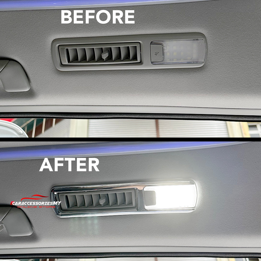 Toyota Alphard Vellfire AGH30 Roof Aircond AC chrome cover YH489