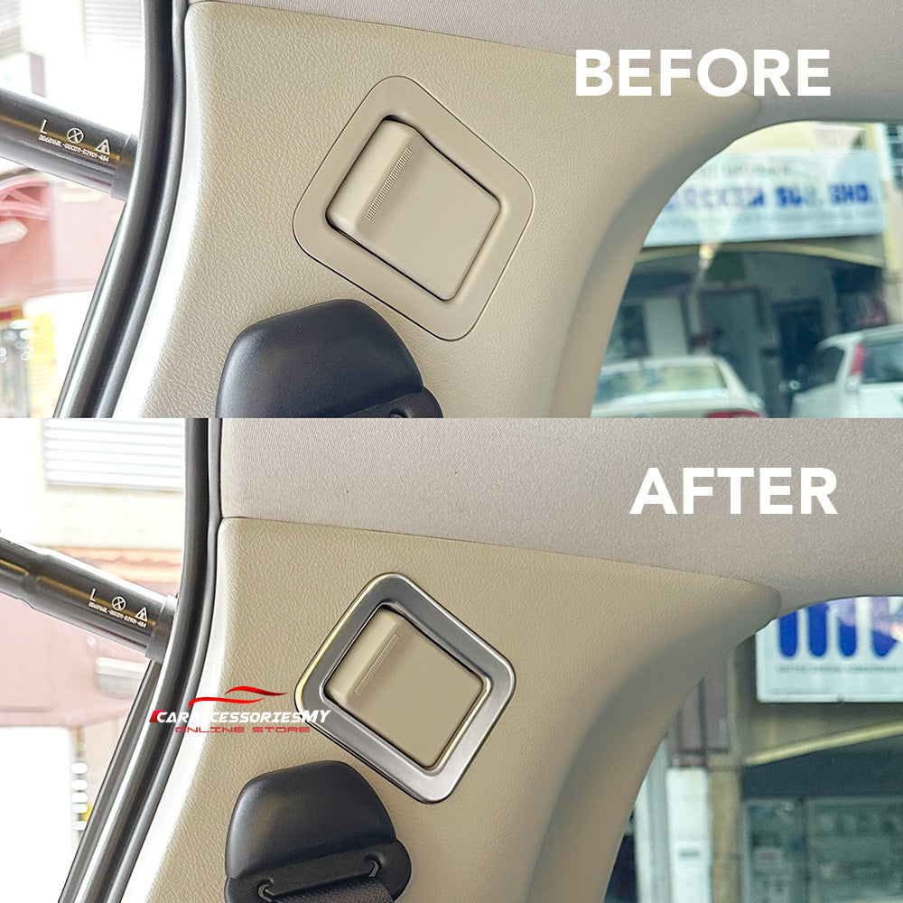 Toyota Alphard Vellfire AGH30 Trunk Safety Seat Belt Chrome YH599