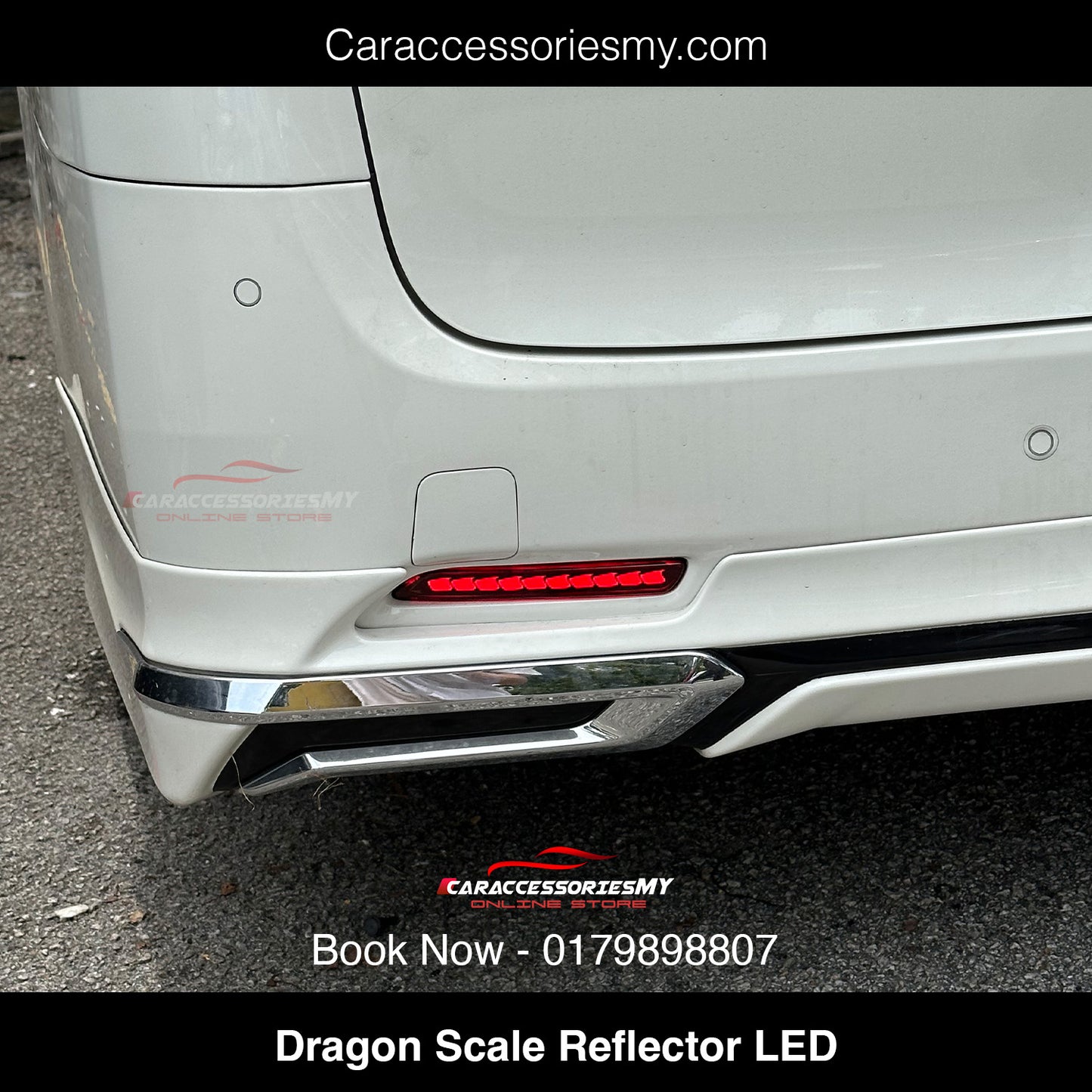 Toyota Alphard Vellfire AGH30 Rear Reflector Dragon scale EX155-4 dragon