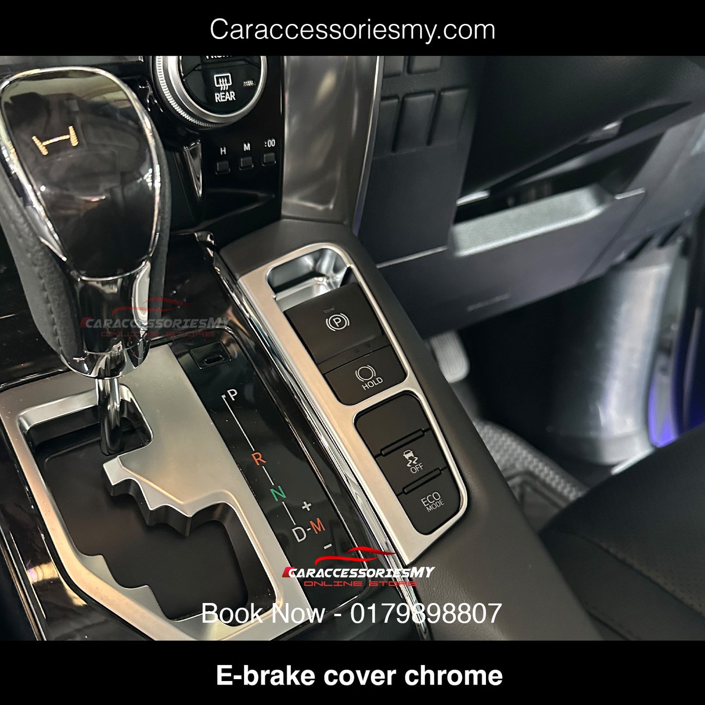 Toyota Alphard Vellfire AGH30 parking brake chrome cover YH581