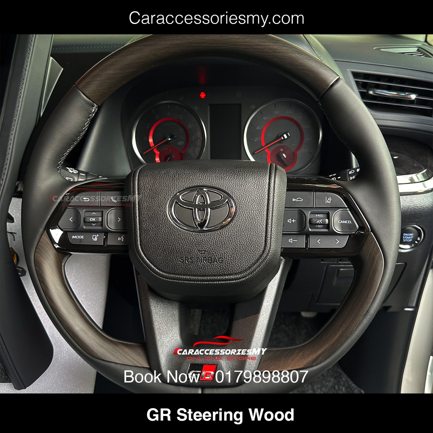 Toyota GR steering Wood design Sport