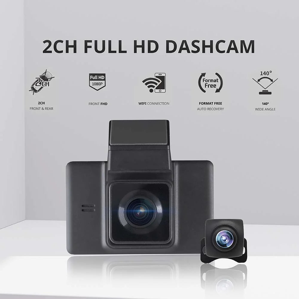 Fordayo FD-8040 dual channel dash cam car recorder