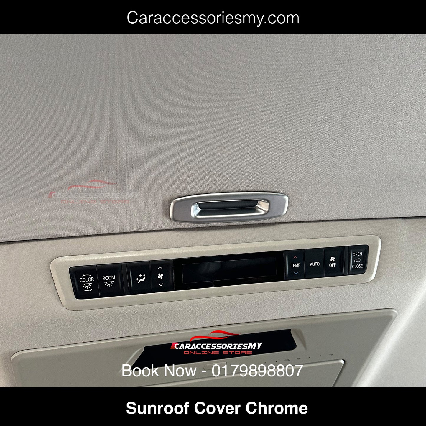 Toyota Alphard Vellfire AGH30 Sunroof Handle Silver Lining Chrome YH594