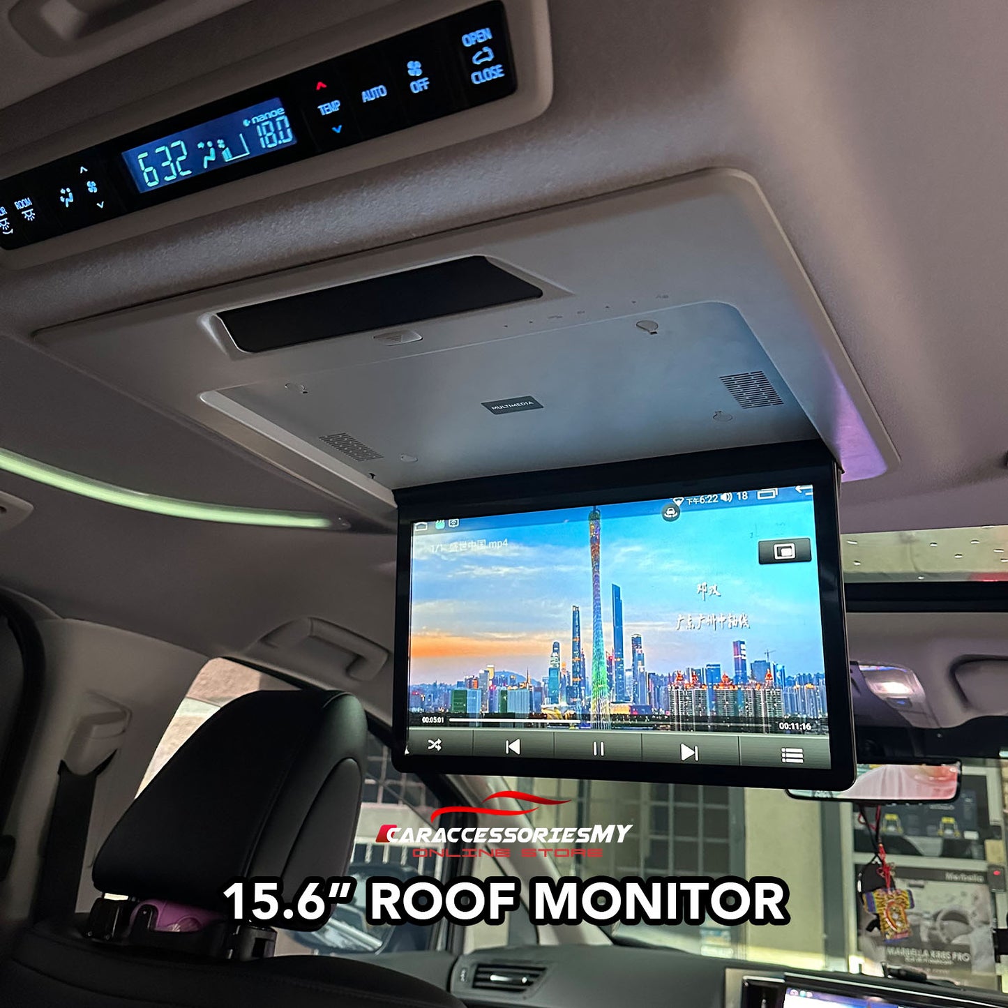 Toyota Alphard Vellfire AGH30 Roof Monitor 15.6