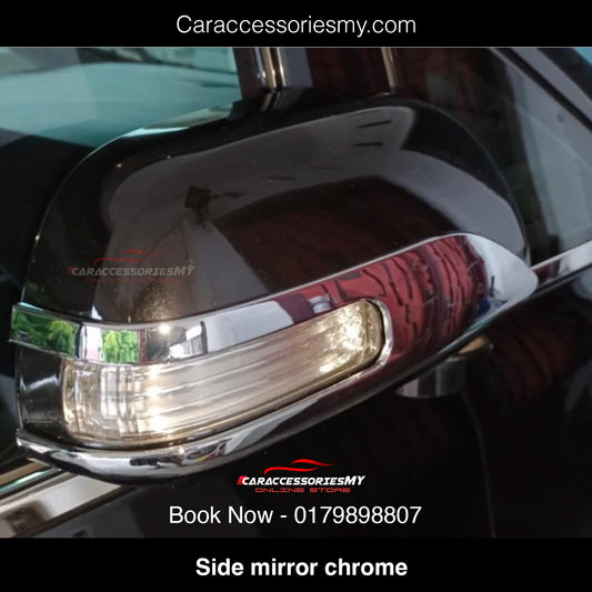 Toyota Vellfire accessories ANH20 2008-2014 side mirror chrome liner cover vellfire car accessories