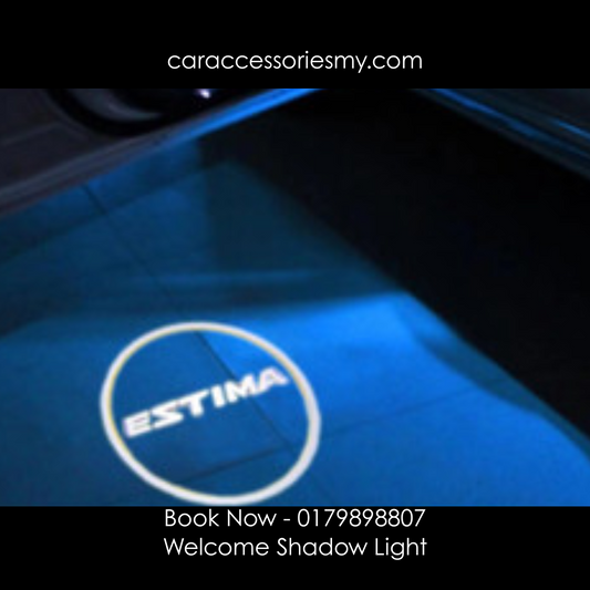 Welcome Shadow Light 3D Toyota Estima Acr50 Alphard Vellfire ANH20 2008-2015 car door projector light with logo