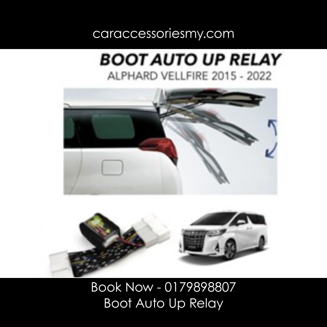 Toyota Alphard Vellfire estima AGH30 ANH20 ACR50 one touch Rear trunk Auto Up Relay Automatic Open AH30 power boot relay