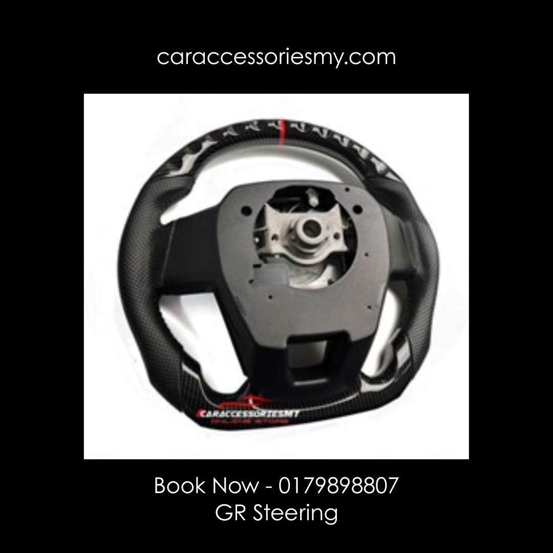 Toyota GR Vellfire Alphard Carbon fiber Steering sport stereng PnP All Model agh30 anh30 anh20 LC300