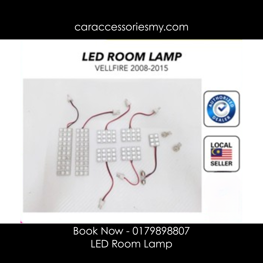 Toyota Alphard Vellfire Anh20 interior light Room LED Lamp set 7 pcs bright white light