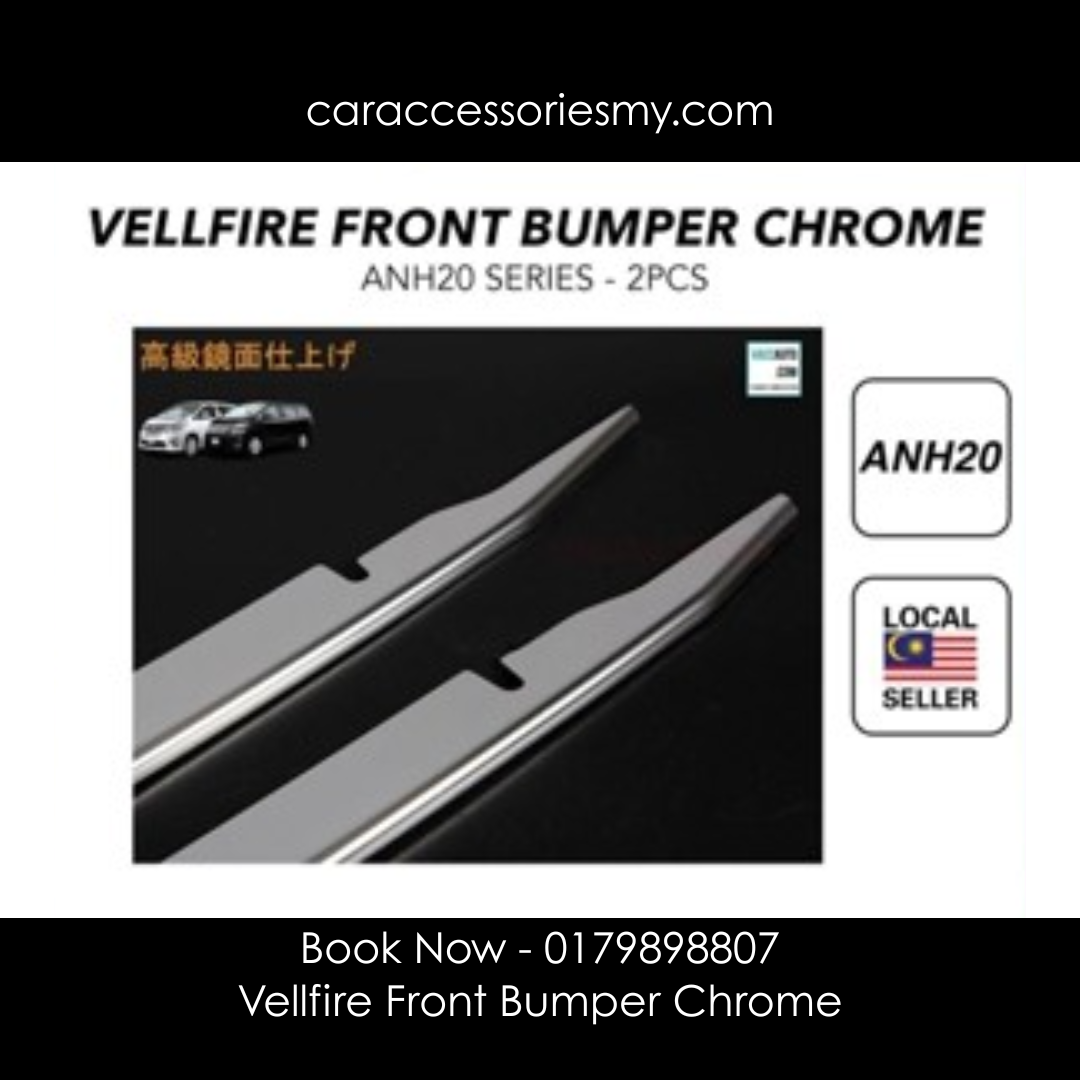 Toyota Vellfire anh20 2012-2014 Z-Grade Front Bumper Grille Chrome Garnish front bumper grill cover trim lining