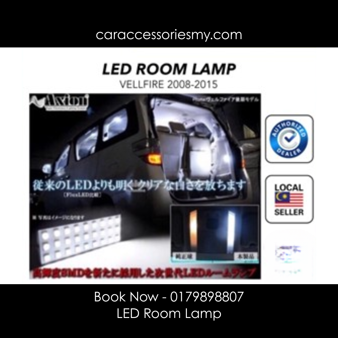 Toyota Alphard Vellfire Anh20 interior light Room LED Lamp set 7 pcs bright white light