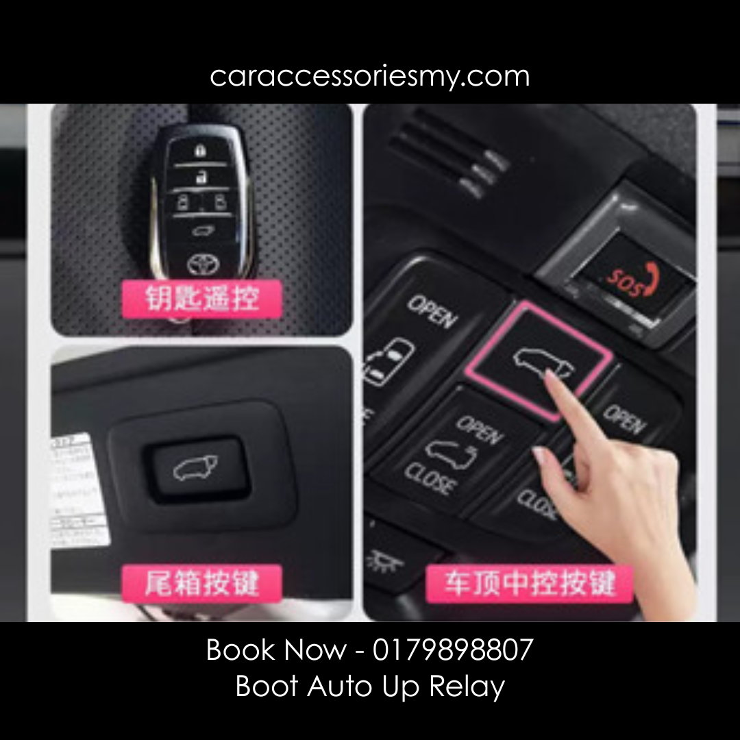 Toyota Alphard Vellfire estima AGH30 ANH20 ACR50 one touch Rear trunk Auto Up Relay Automatic Open AH30 power boot relay