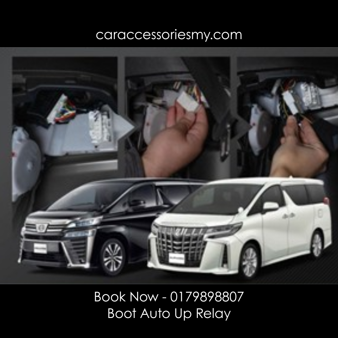 Toyota Alphard Vellfire estima AGH30 ANH20 ACR50 one touch Rear trunk Auto Up Relay Automatic Open AH30 power boot relay