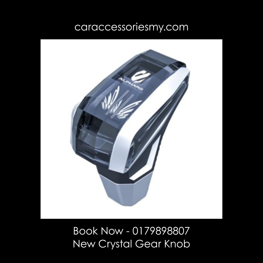 Toyota Alphard Vellfire crystal gear knob new led rainbow multicolor agh30 agh40 anh20 diamond gear sticks