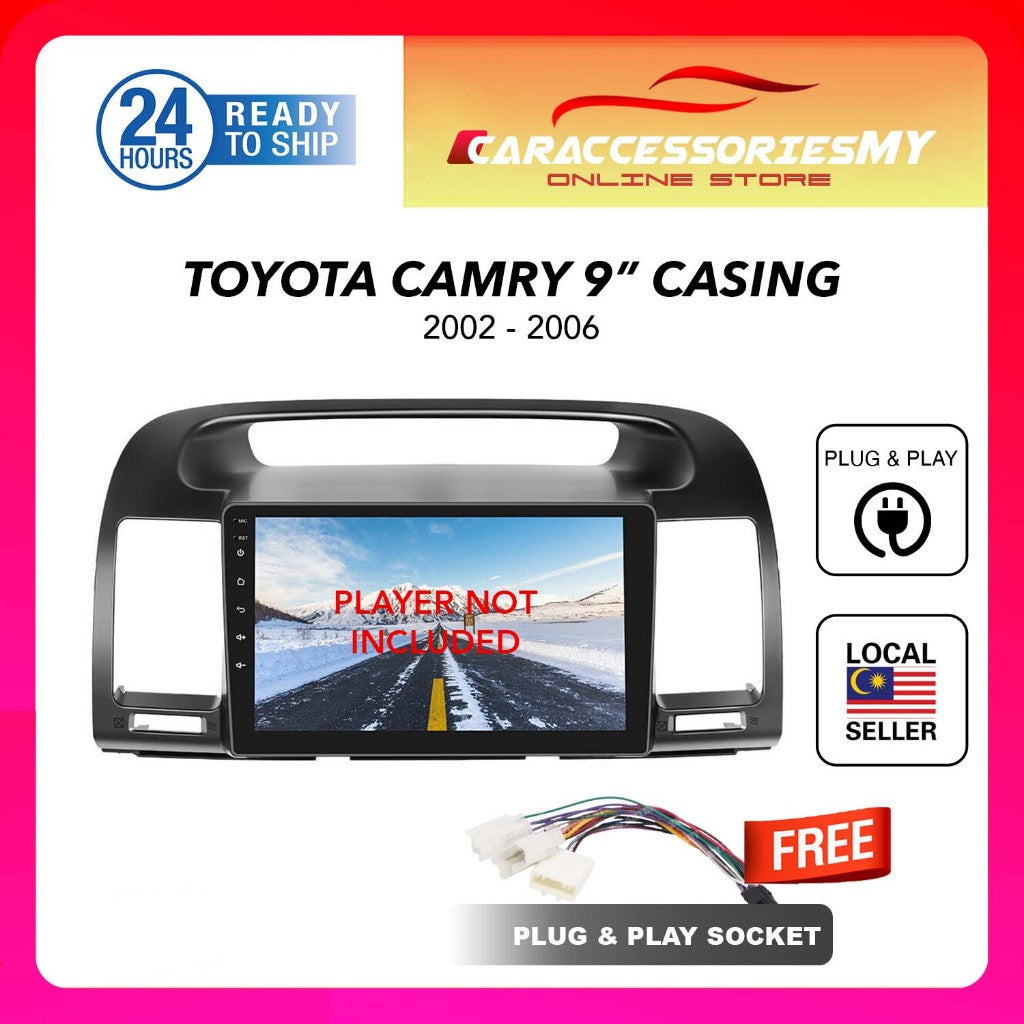 Toyota Camry 2002 to 2006 9" Android Player Casing