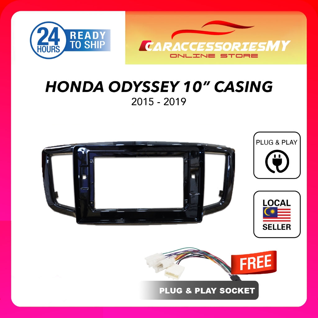 Honda Odyssey 2015 10 inch android player casing with socket plug and play set