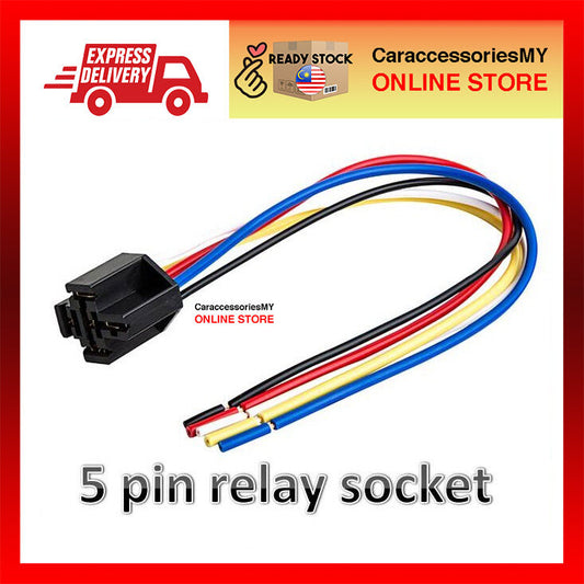 CAR 5PIN 87A 5 Pin RELAY SOCKET CONNECTOR 1PCS