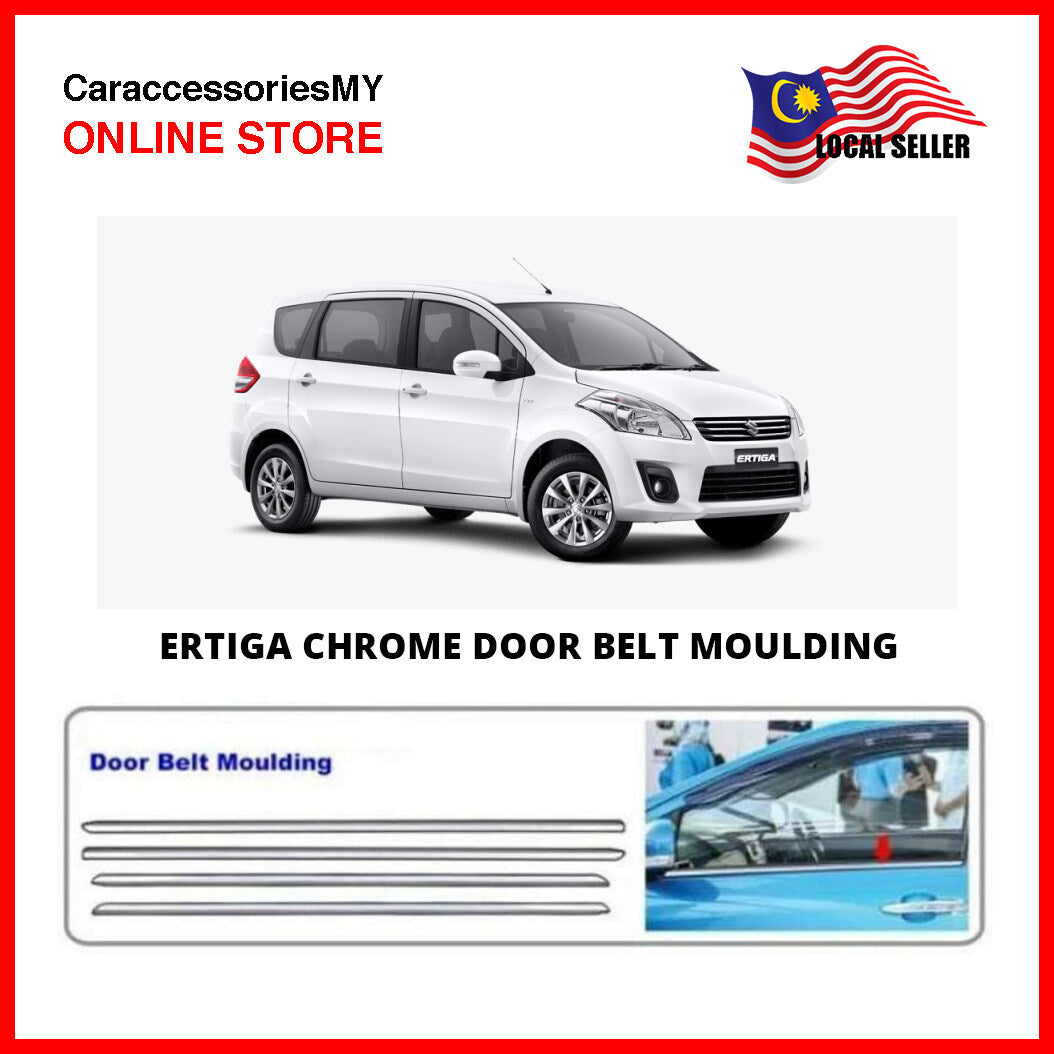 Proton Ertiga Chrome door belt moulding 4pcs ertiga accessories