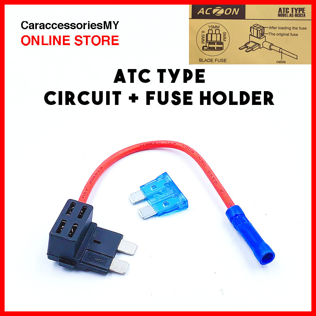 Standard fuse tap Car Auto Circuit Fuse Tap Adapter ATO ATC Blade Fuses Holder car replacement parts car accessories hardwire kit