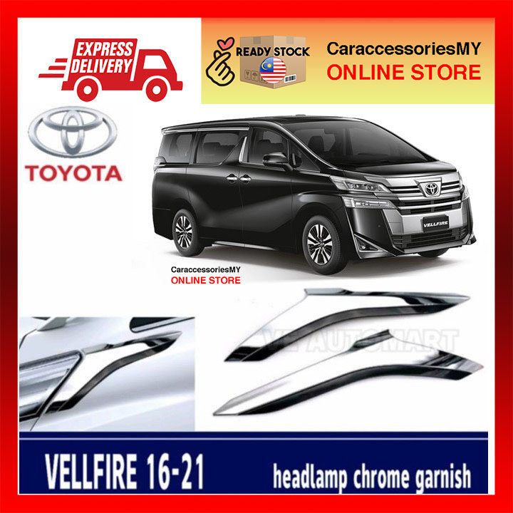 Toyota Vellfire AGH30 Headlamp Chrome side trim YH573