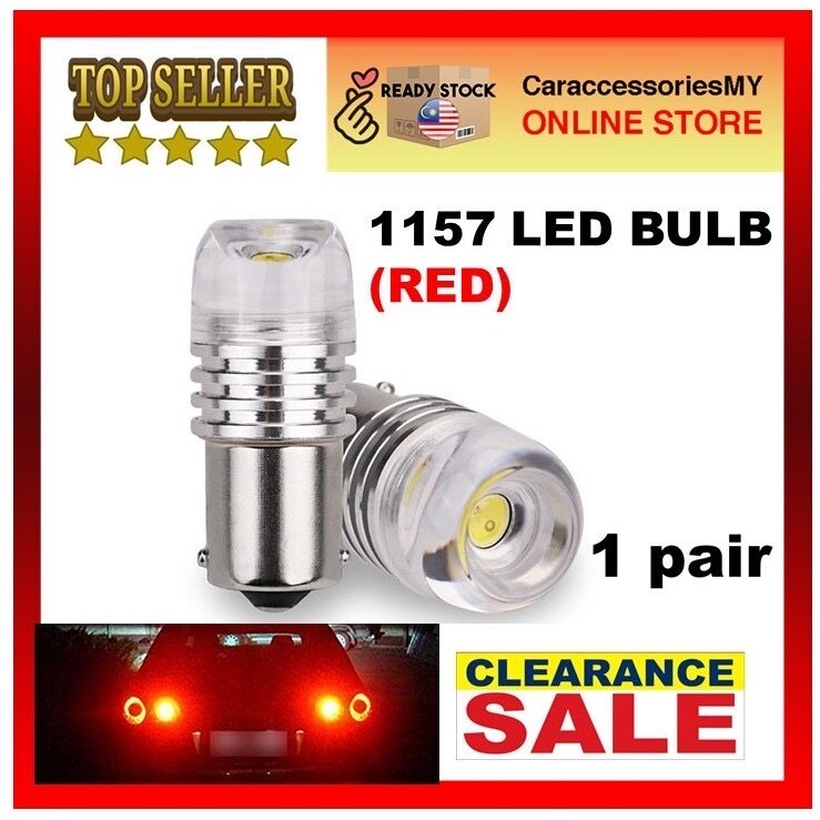 2Pcs Car Motorcycle brake lamp 1157 BAY15D P21/5W LED Car Motor Tail Brake Light Projector Lamp Bulb