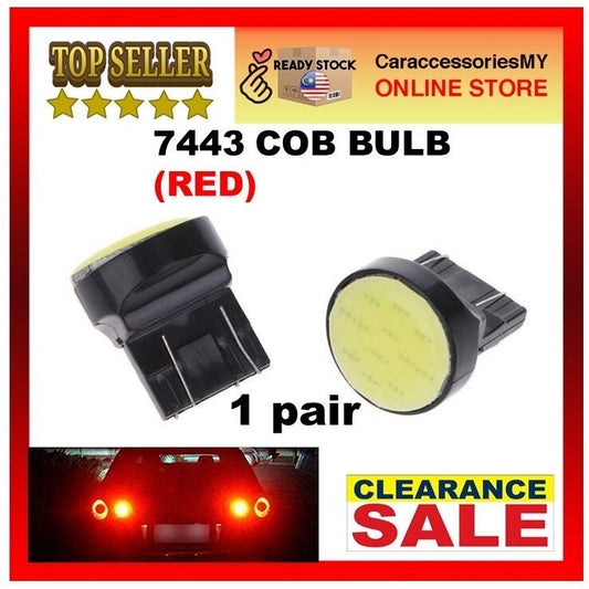 2pcs T20 7443 W21W 12V COB LED Car Reverse Backup Light Stop Lamp car light bulb headlamp replacement headlight