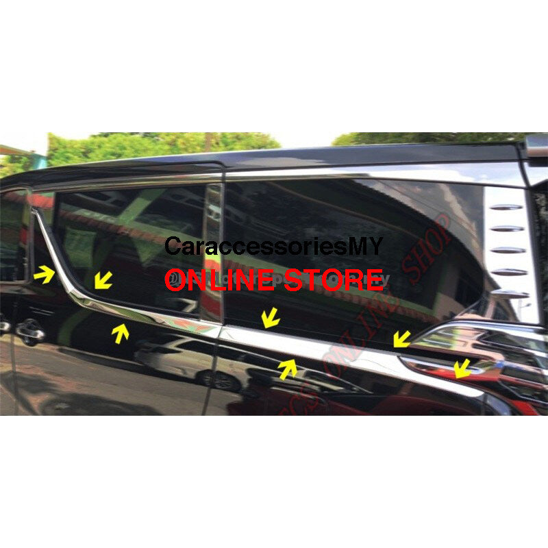 Toyota Alphard Vellfire AGH30 door moulding weather strips YH534