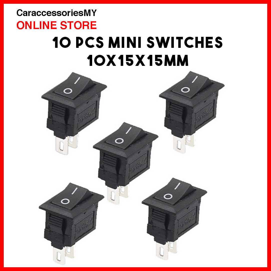 1pcs On Off 2 pin switch Mini switch button automobile vehicle switches car accessories mini switch