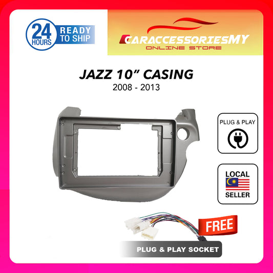 Honda Jazz 2008 to 2013 10 inch Android Player casing with socket plug and play