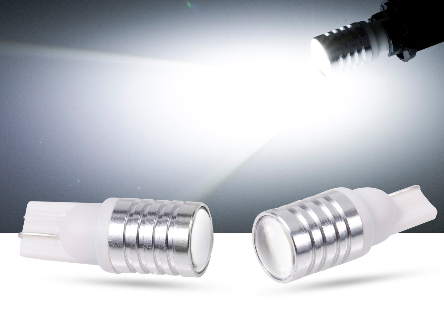 T10 led cree clear white 2 pcs w5w car plate light door light lampu kereta backup lamp