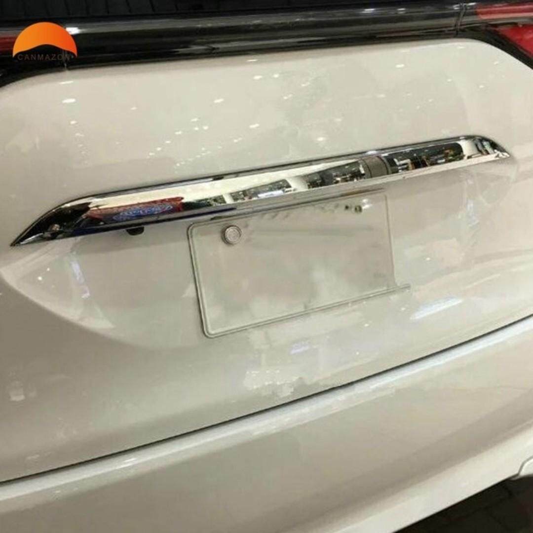 Toyota Estima ACR50 Rear Trunk Garnish Chrome Cover estima accessories chrome bodykit decoration