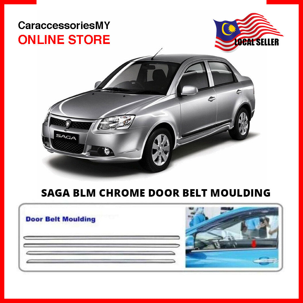 Proton Saga Blm Chrome Door Belt Moulding Window Trim 4pcs saga blm accessories