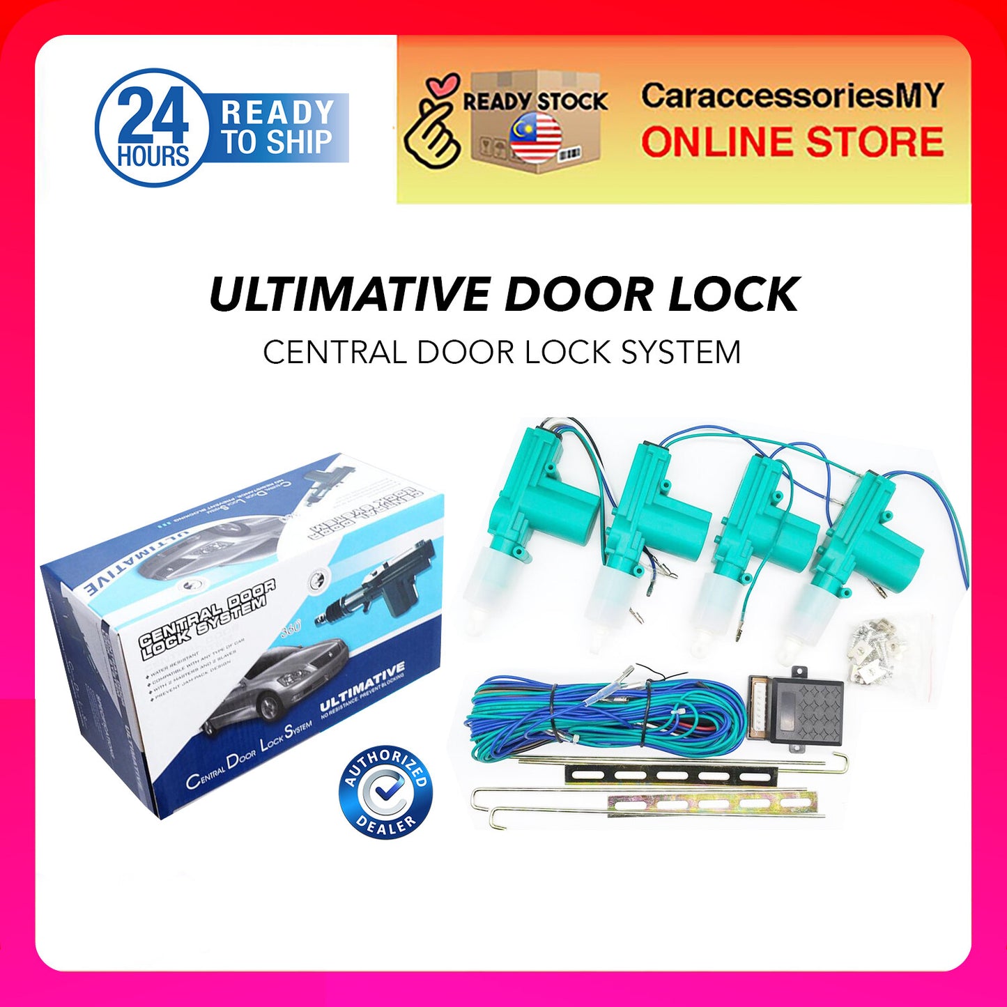 ULTIMATIVE Full Set High Quality Central Door Lock Universal car lock gun car safety lock replacement accessories