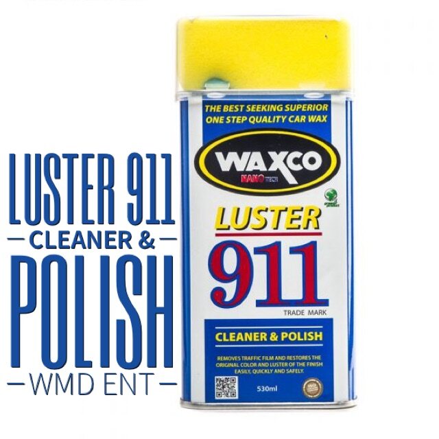 WAXCO Nano Tech Luster 911 Cleaner and Polish (530ml) waxco car care cleaning kit car polish kereta