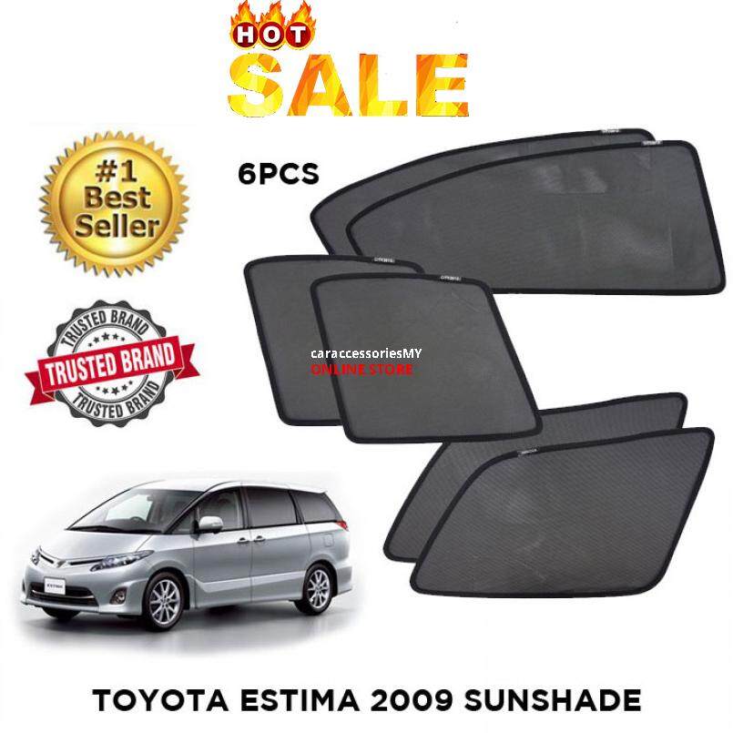 Toyota estima acr50 oem sunshade sun shade cover magnet 6 pcs