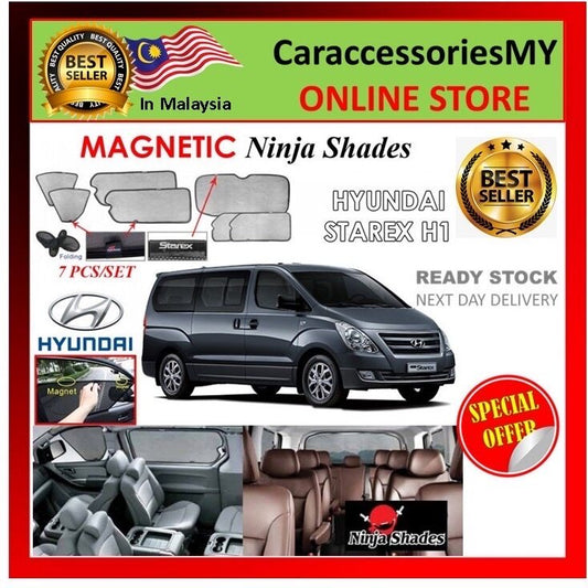 Hyundai Starex Magnetic Ninja Sun Shade Sunshade (7pcs) starex accessories