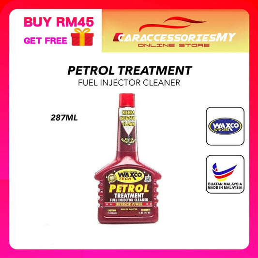 Waxco tech Petrol Treatment Fuel Injector Cleaner - 287 ml