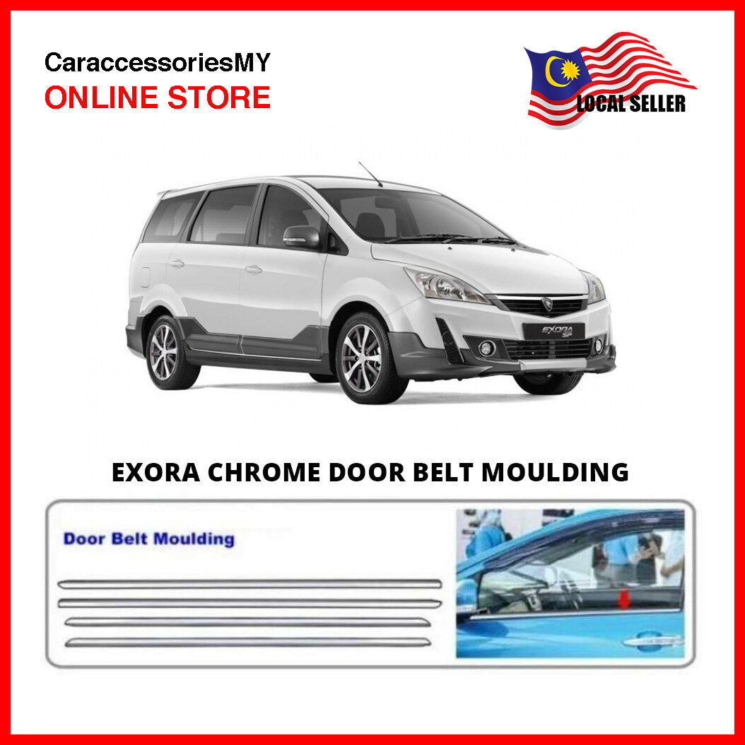proton Exora Chrome Door belt Moulding window trim 4pcs exora accessories