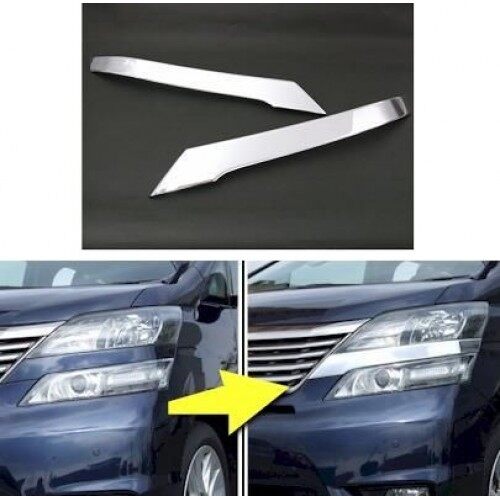 Toyota vellfire anh20 accessories bodykit chrome trim cover 2008-2012 TV182