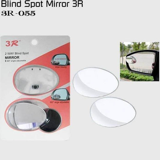 3R Blind Spot Mirror, 2 Pack Oval HD Glass Convex Rear View Mirror For All Universal Vehicles Car mirror car accessories side mirror