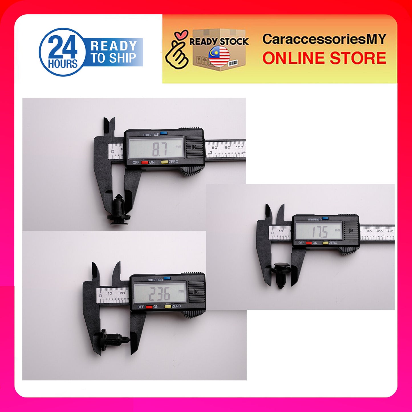 Honda short Fender bonnet clip engine cover 10 pcs OEM civic city jazz crv hrv